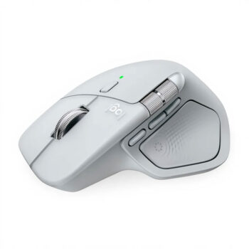 Logitech MX Master 4 for Mac Ergonomic Bluetooth Mouse (White Silver)
