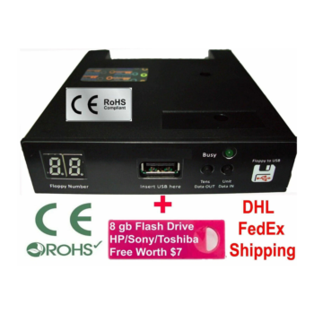 Floppy Drive to USB Converter for Biesse Rover + free 16 GB Flash Drive (1.44)